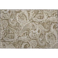 Premium Machine Washable Mayfield AMF654 Chocolate 1'8" x 2'6" Rug