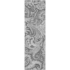 Premium Machine Washable Mayfield AMF654 Gray 2'3" x 7'6" Runner Rug