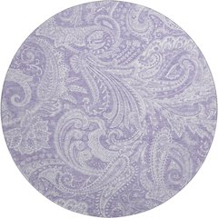 Premium Machine Washable Mayfield AMF654 Lavender 8' x 8' Round Rug