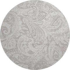 Premium Machine Washable Mayfield AMF654 Taupe 8' x 8' Round Rug