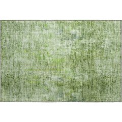 Premium Machine Washable Mayfield AMF656 Olive 1'8" x 2'6" Rug