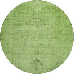 Premium Machine Washable Mayfield AMF658 Aloe 8' x 8' Round Rug