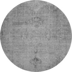 Premium Machine Washable Mayfield AMF658 Gray 8' x 8' Round Rug