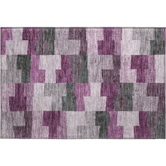 Premium Machine Washable Mayfield AMF659 Merlot 1'8" x 2'6" Rug