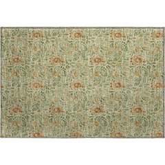 Premium Machine Washable Mayfield AMF660 Aloe 1'8" x 2'6" Rug