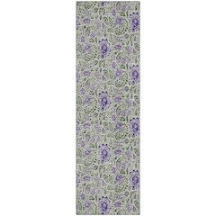 Premium Machine Washable Mayfield AMF660 Olive 2'3" x 7'6" Runner Rug