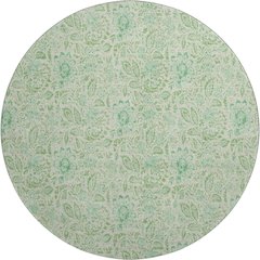 Premium Machine Washable Mayfield AMF660 Sage 8' x 8' Round Rug