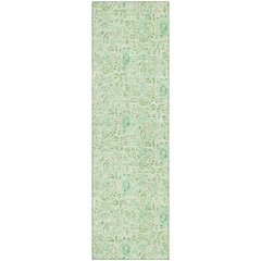 Premium Machine Washable Mayfield AMF660 Sage 2'3" x 7'6" Runner Rug