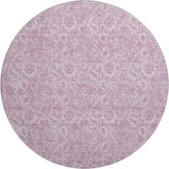 Premium Machine Washable Mayfield AMF662 Blush 8' x 8' Round Rug
