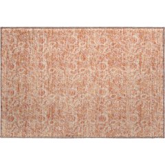 Premium Machine Washable Mayfield AMF662 Salmon 1'8" x 2'6" Rug