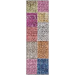 Premium Machine Washable Mayfield AMF663 Copper 2'3" x 7'6" Runner Rug