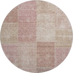 Premium Machine Washable Mayfield AMF664 Blush 8' x 8' Round Rug