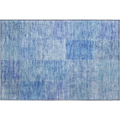 Premium Machine Washable Mayfield AMF664 Denim 1'8" x 2'6" Rug