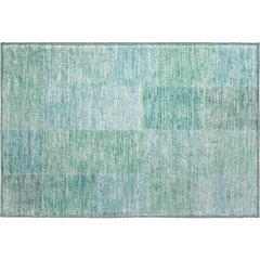 Premium Machine Washable Mayfield AMF664 Teal 1'8" x 2'6" Rug