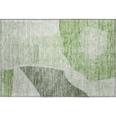Premium Machine Washable Mayfield AMF665 Aloe 1'8" x 2'6" Rug