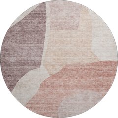Premium Machine Washable Mayfield AMF665 Blush 8' x 8' Round Rug