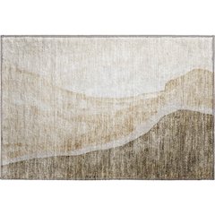 Premium Machine Washable Mayfield AMF667 Brown 1'8" x 2'6" Rug