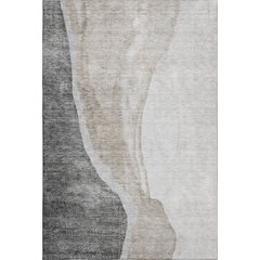 Premium Machine Washable Mayfield AMF667 Charcoal 2'6" x 3'10" Rug