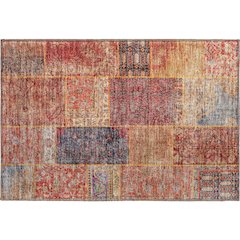 Premium Machine Washable Mayfield AMF669 Red 1'8" x 2'6" Rug