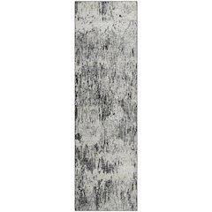 Premium Machine Washable Mayfield  Gray 2'3" x 7'6" Runner Rug