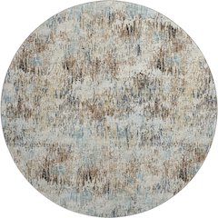 Premium Machine Washable Mayfield  Moody 8' x 8' Round Rug