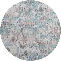 Premium Machine Washable Mayfield  Multi 8' x 8' Round Rug