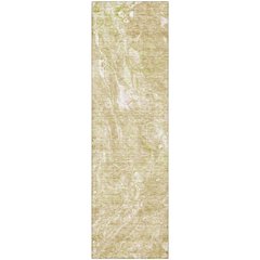 Premium Machine Washable Mayfield AMF670 Beige 2'3" x 7'6" Runner Rug