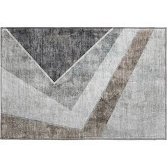 Premium Machine Washable Mayfield AMF671 Gray 1'8" x 2'6" Rug