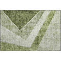Premium Machine Washable Mayfield AMF671 Olive 1'8" x 2'6" Rug