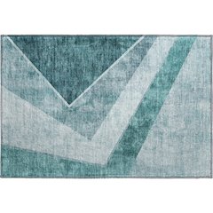Premium Machine Washable Mayfield AMF671 Teal 1'8" x 2'6" Rug