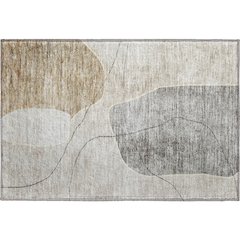 Premium Machine Washable Mayfield AMF672 Beige 1'8" x 2'6" Rug