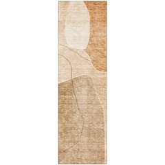Premium Machine Washable Mayfield AMF672 Paprika 2'3" x 7'6" Runner Rug