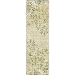 Premium Machine Washable Mayfield AMF673 Khaki 2'3" x 7'6" Runner Rug