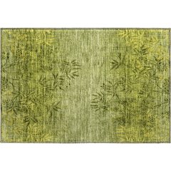 Premium Machine Washable Mayfield AMF673 Olive 1'8" x 2'6" Rug