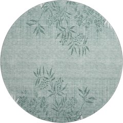 Premium Machine Washable Mayfield AMF673 Sage 8' x 8' Round Rug