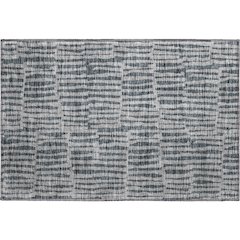 Premium Machine Washable Mayfield AMF674 Charcoal 1'8" x 2'6" Rug