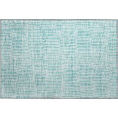 Premium Machine Washable Mayfield AMF674 Teal 1'8" x 2'6" Rug