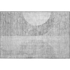 Premium Machine Washable Mayfield AMF676 Gray 1'8" x 2'6" Rug