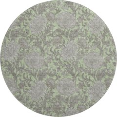 Premium Machine Washable Mayfield AMF677 Aloe 8' x 8' Round Rug