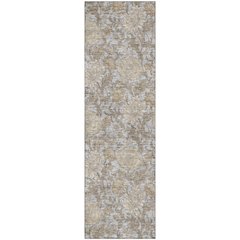 Premium Machine Washable Mayfield AMF677 Gray 2'3" x 7'6" Runner Rug