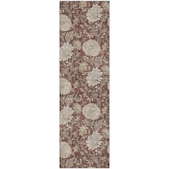 Premium Machine Washable Mayfield AMF677 Merlot 2'3" x 7'6" Runner Rug