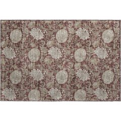 Premium Machine Washable Mayfield AMF677 Merlot 1'8" x 2'6" Rug