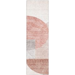 Premium Machine Washable Mayfield AMF678 Copper 2'3" x 7'6" Runner Rug