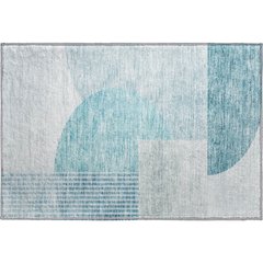 Premium Machine Washable Mayfield AMF678 Teal 1'8" x 2'6" Rug