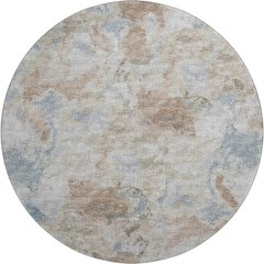Premium Machine Washable Mayfield  Moody 8' x 8' Round Rug
