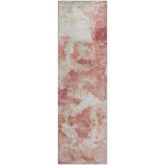 Premium Machine Washable Mayfield  Pink 2'3" x 7'6" Runner Rug