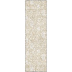 Premium Machine Washable Mayfield AMF681 Beige 2'3" x 7'6" Runner Rug