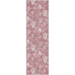 Premium Machine Washable Mayfield AMF681 Blush 2'3" x 7'6" Runner Rug