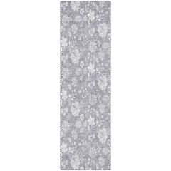Premium Machine Washable Mayfield AMF681 Gray 2'3" x 7'6" Runner Rug