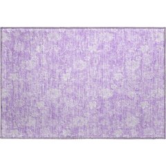 Premium Machine Washable Mayfield AMF681 Lilac 1'8" x 2'6" Rug